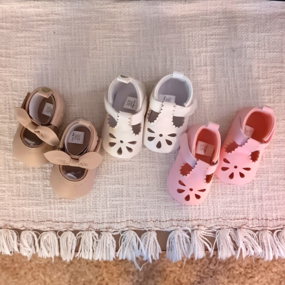 Faux Leather Infant Sandals